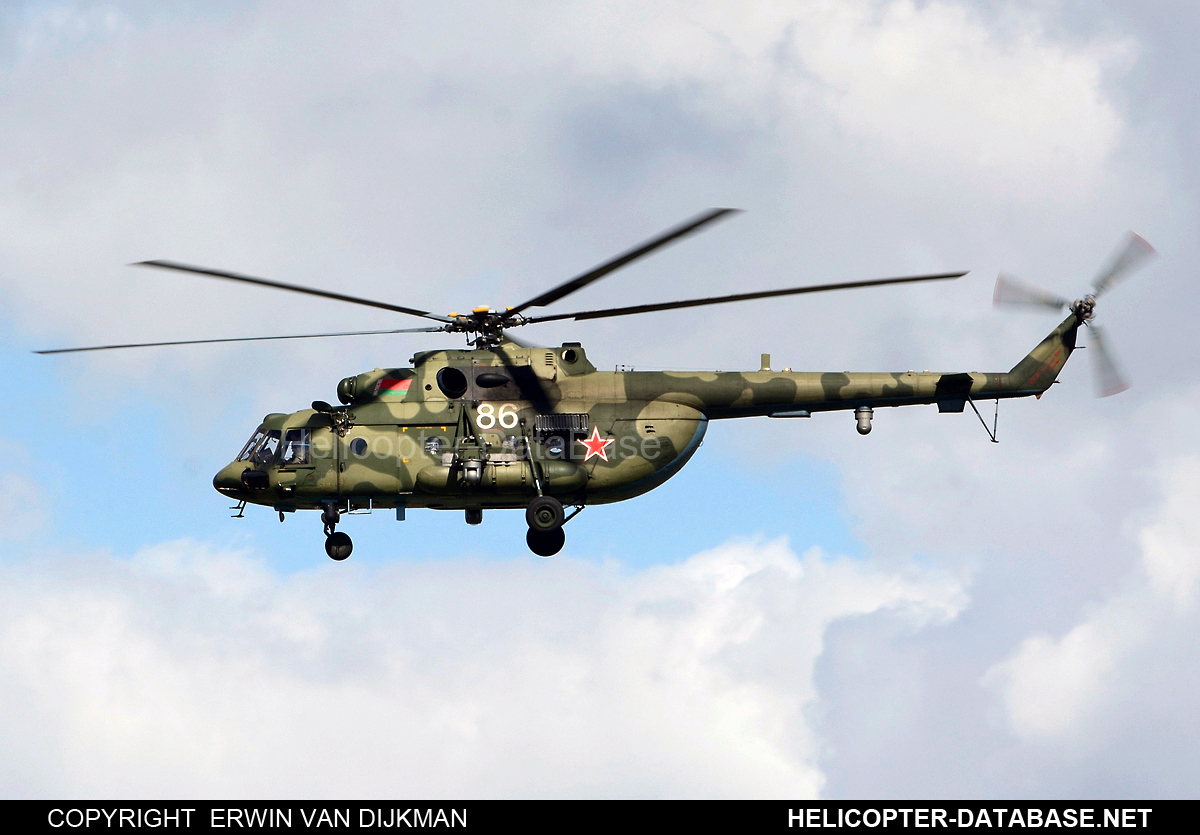 Mi-17V-5 with system L-370 "President-S" (Belarus)   86 white
