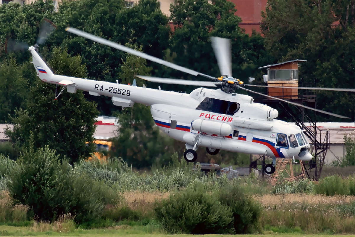 Mi-8MTV-1S with defence suite RA-25529