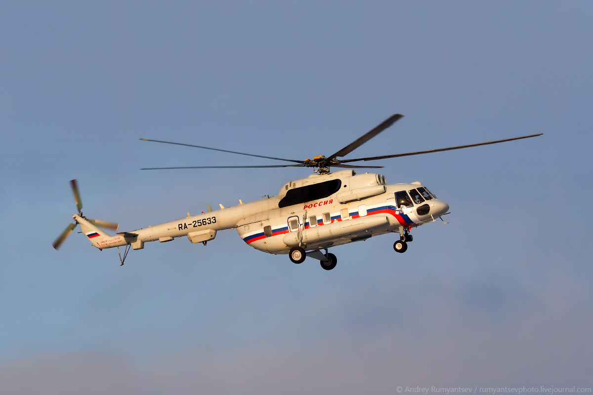 Mi-8MTV-1S with defence suite RA-25633