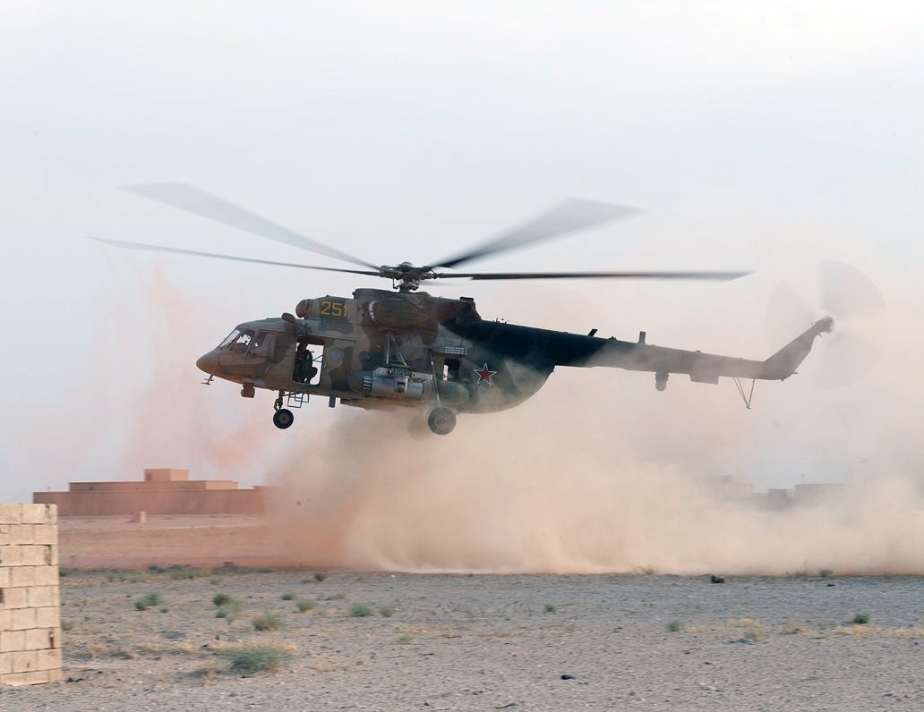 Mi-8AMTSh-V with system L-370 "Vitebsk"   251 yellow