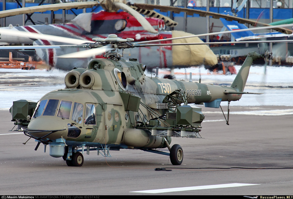 Mi-8AMTSh-V "Bosfor-2"   7507 yellow