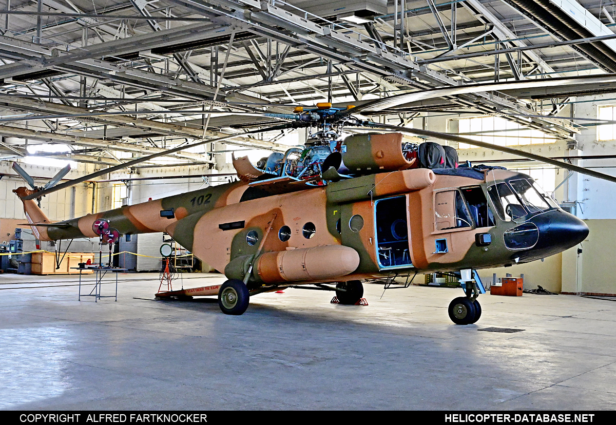 Mi-17-1V (upgrade by Afghanistan)   102