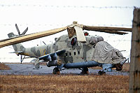 02 yellow | Mi-24V | 336th Independent Combat Helicopter Regiment