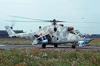 18 blue | Mi-24K | 487th Independent Combat Helicopter Regiment