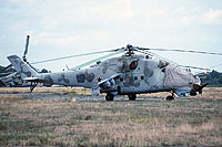 21 red | Mi-24V | 172nd Independent Combat Helicopter Regiment