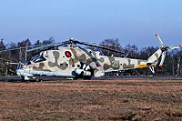 25 red | Mi-24V | 172nd Independent Combat Helicopter Regiment