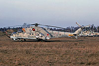 27 red | Mi-24V | 172nd Independent Combat Helicopter Regiment