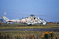 35 orange | Mi-24V | 336th Independent Combat Helicopter Regiment