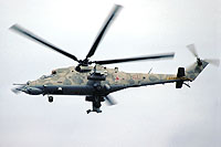 40 red | Mi-24R | 440th Independent Combat Helicopter Regiment