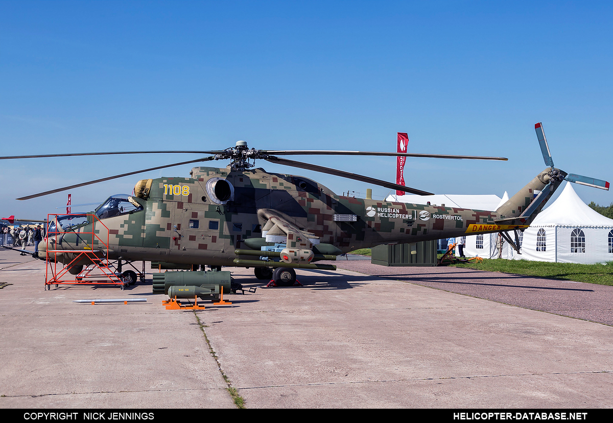 Mi-24VP   1108 yellow