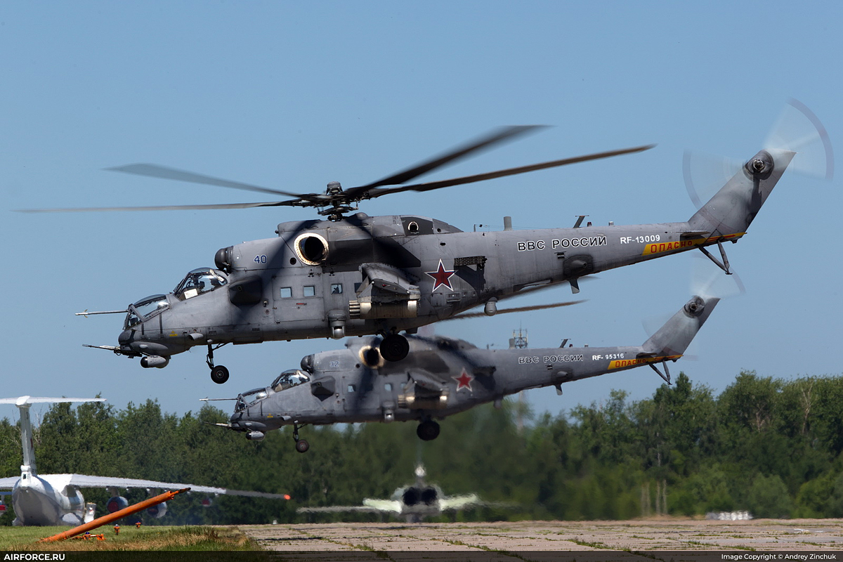 Mi-24VM-3 with system L-370 "Vitebsk"   RF-13009