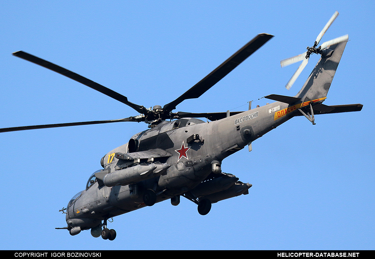 Mi-24VM-3 with system L-370 "Vitebsk"   RF-13010
