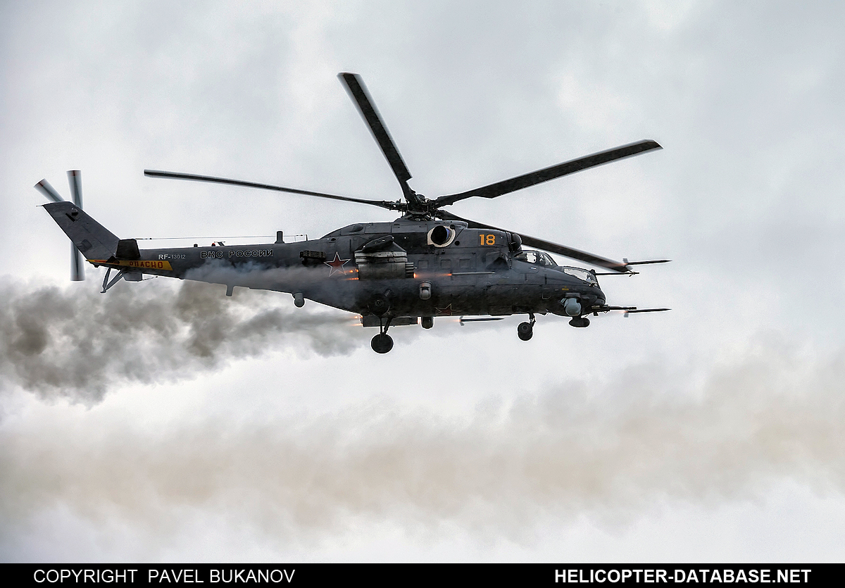 Mi-24VM-3 with system L-370 "Vitebsk"   RF-13012