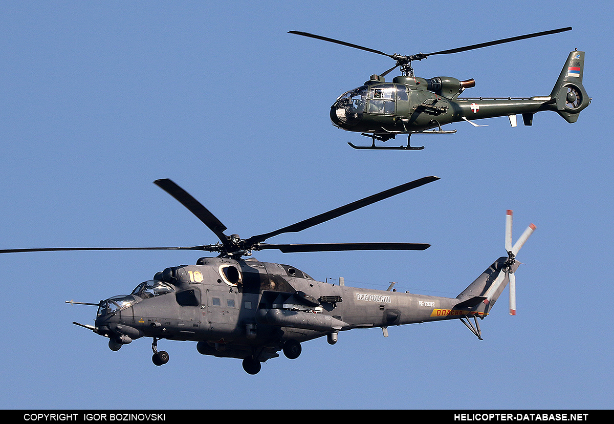 Mi-24VM-3 with system L-370 "Vitebsk"   RF-13012