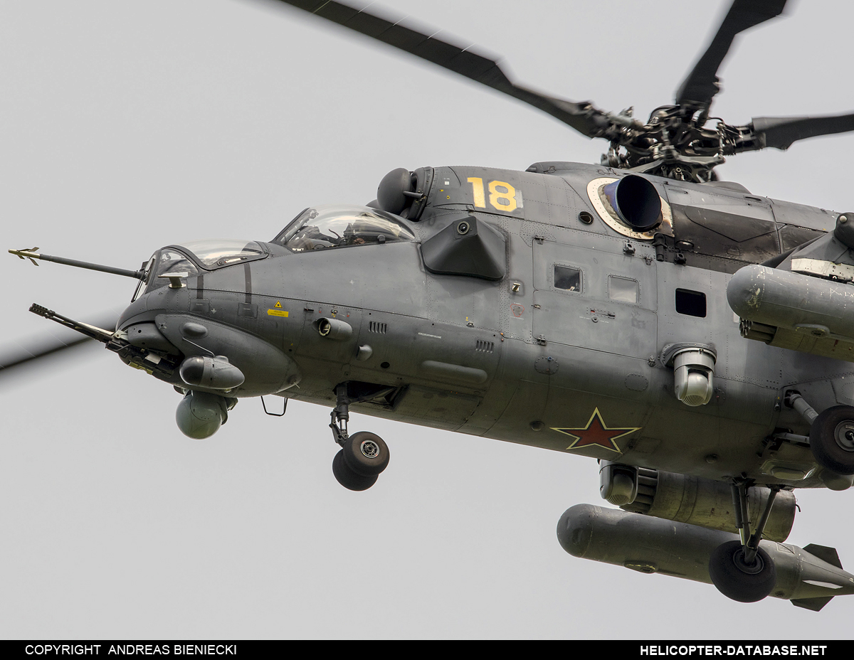 Mi-24VM-3 with system L-370 "Vitebsk"   RF-13012