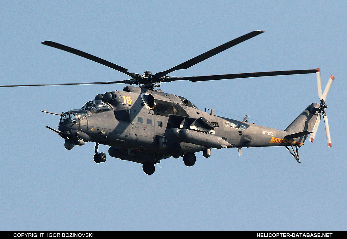 Mi-24VM-3 with system L-370 "Vitebsk"   RF-13012