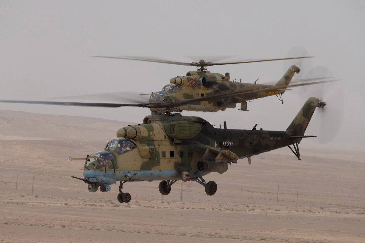 Mi-24VM-3 with system L-370 "Vitebsk"   RF-13373