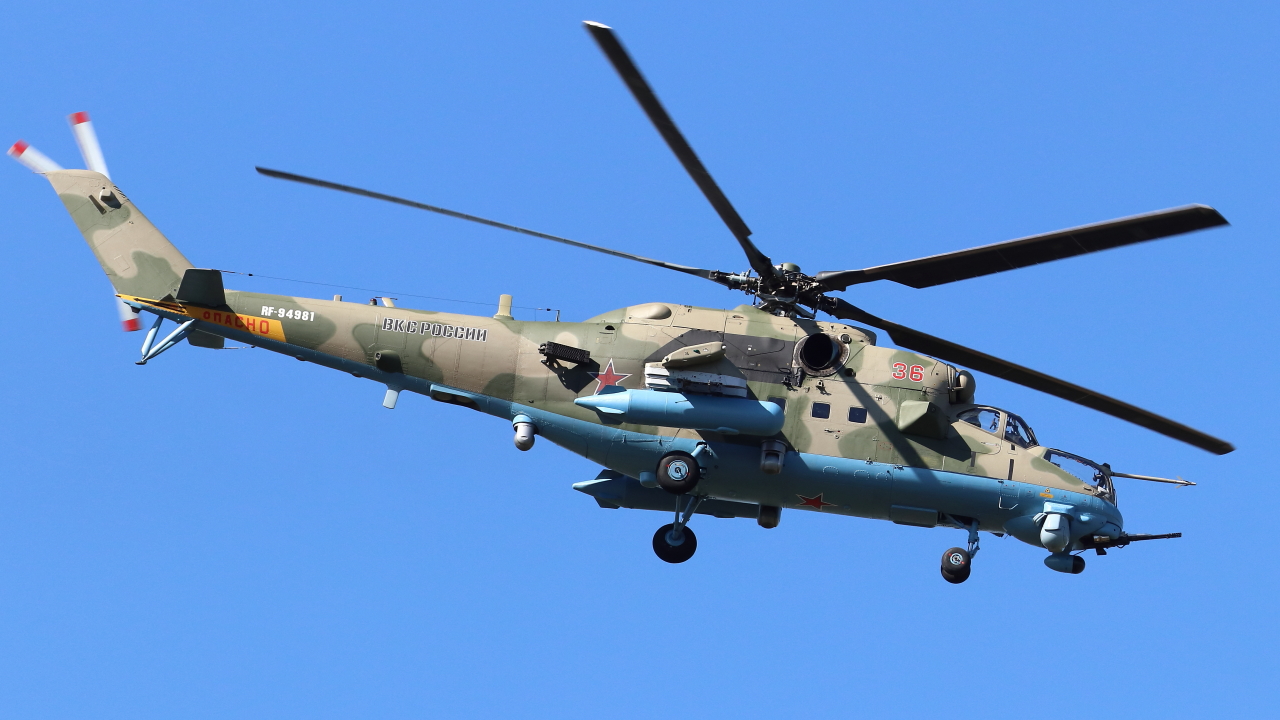Mi-24VM-3 with system L-370 "Vitebsk"   RF-94981