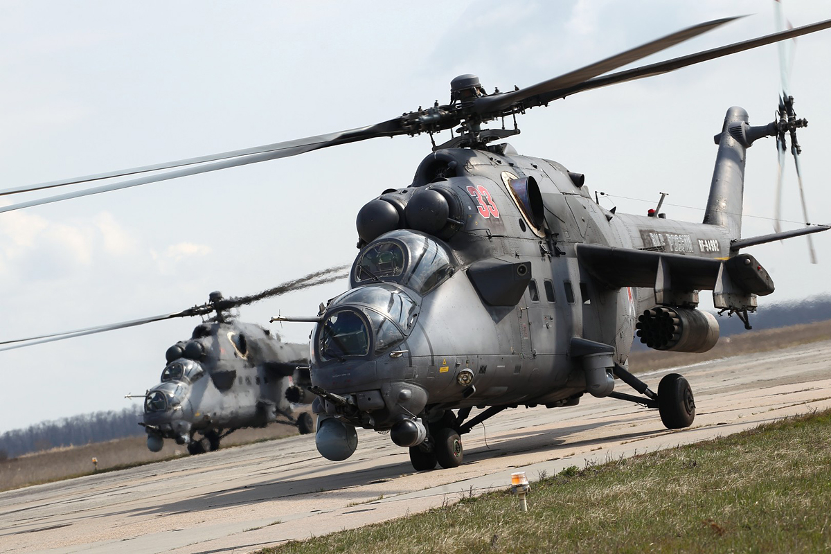 Mi-24VM-3 with system L-370 "Vitebsk"   RF-94982