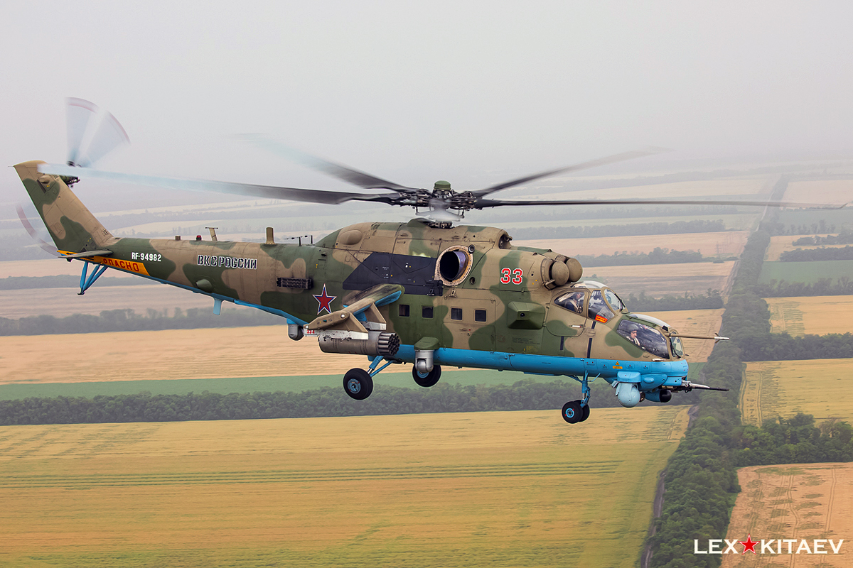 Mi-24VM-3 with system L-370 "Vitebsk"   RF-94982