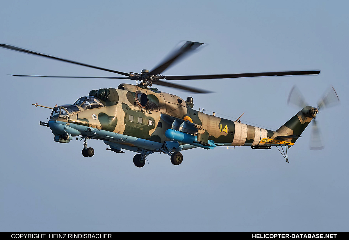 Mi-24P   14 yellow