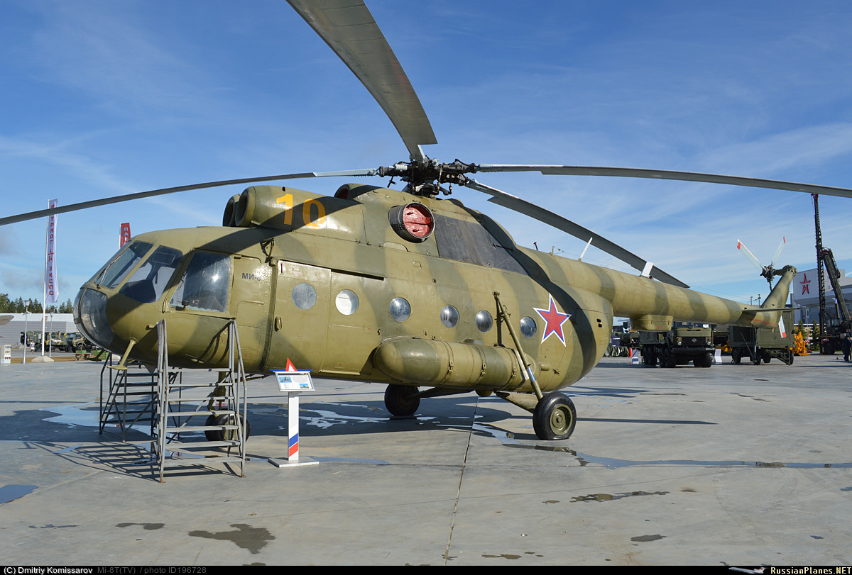 Mi-8T   10 yellow